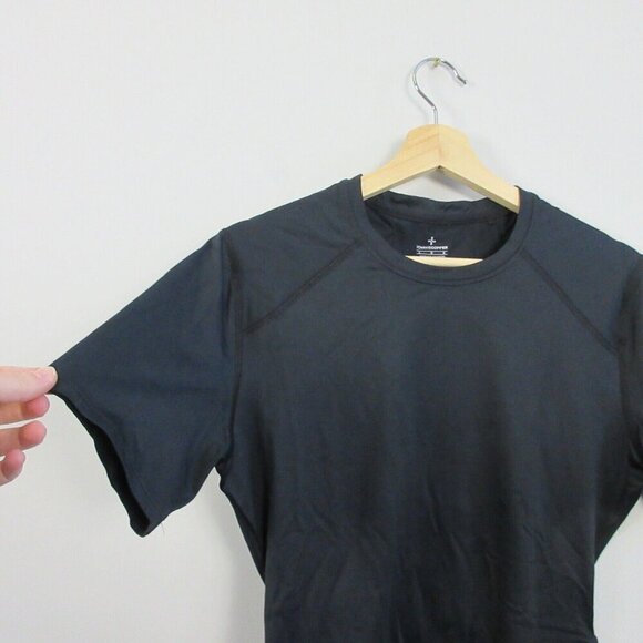 Tommie Copper Lower Back Support Shirt Men Large Black Stretch Compression 248 - Picture 6 of 11